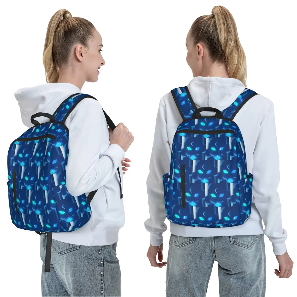 Shadow Milk Cookie Run Kingdom Cute Cartoon Anime Backpack Daypack Large Capacity Boys Girls BookBag School Bag Shoulder Bags