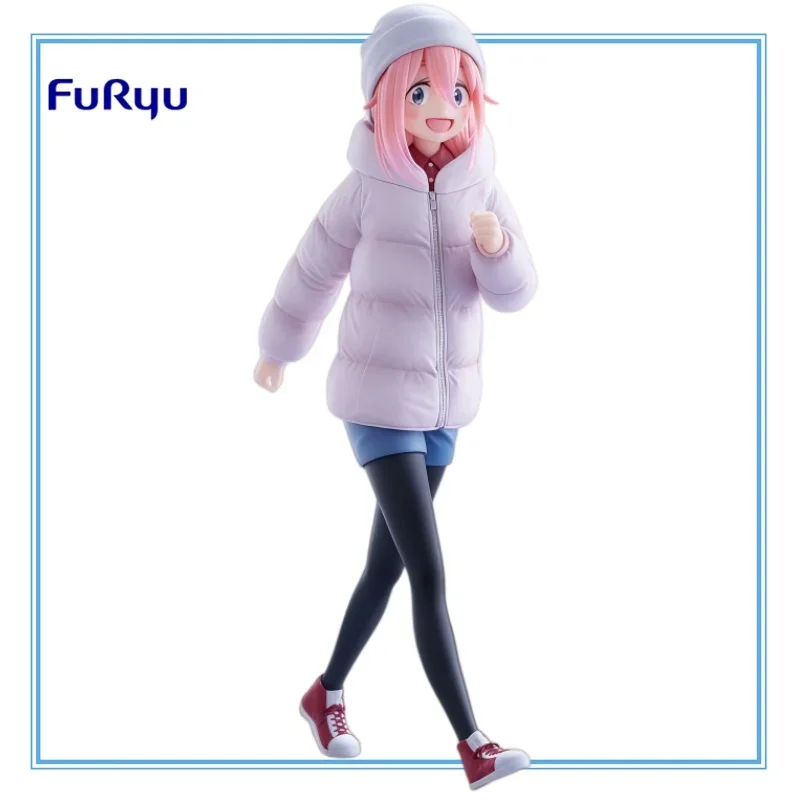 In Stock Original FuRyu Trio-Try-iT Laid-Back Camp Season 3 Kagamihara Nadeshiko Anime Character Model Collection Toys Gifts