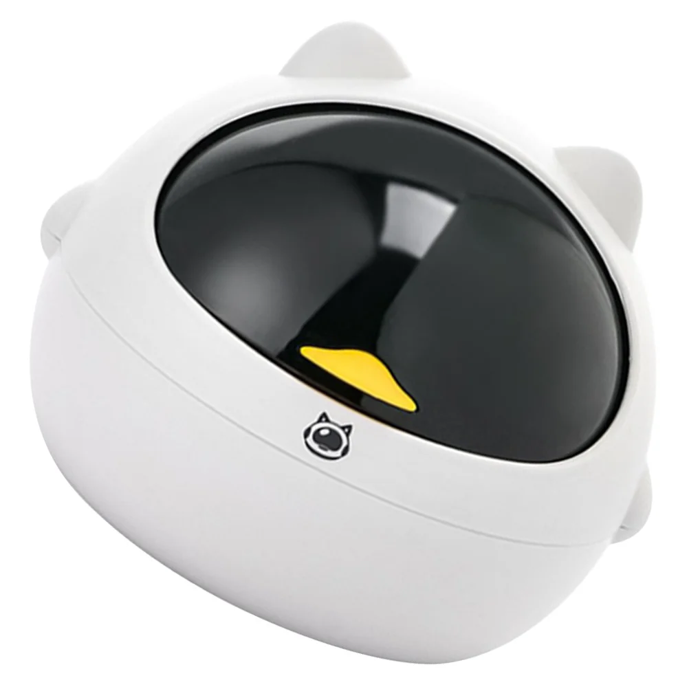 

Decorative Trash Can Mini Garbage Bucket Space Cat Style for Living Room Office Dormitory Desk Trash Can Household Waste Bucket