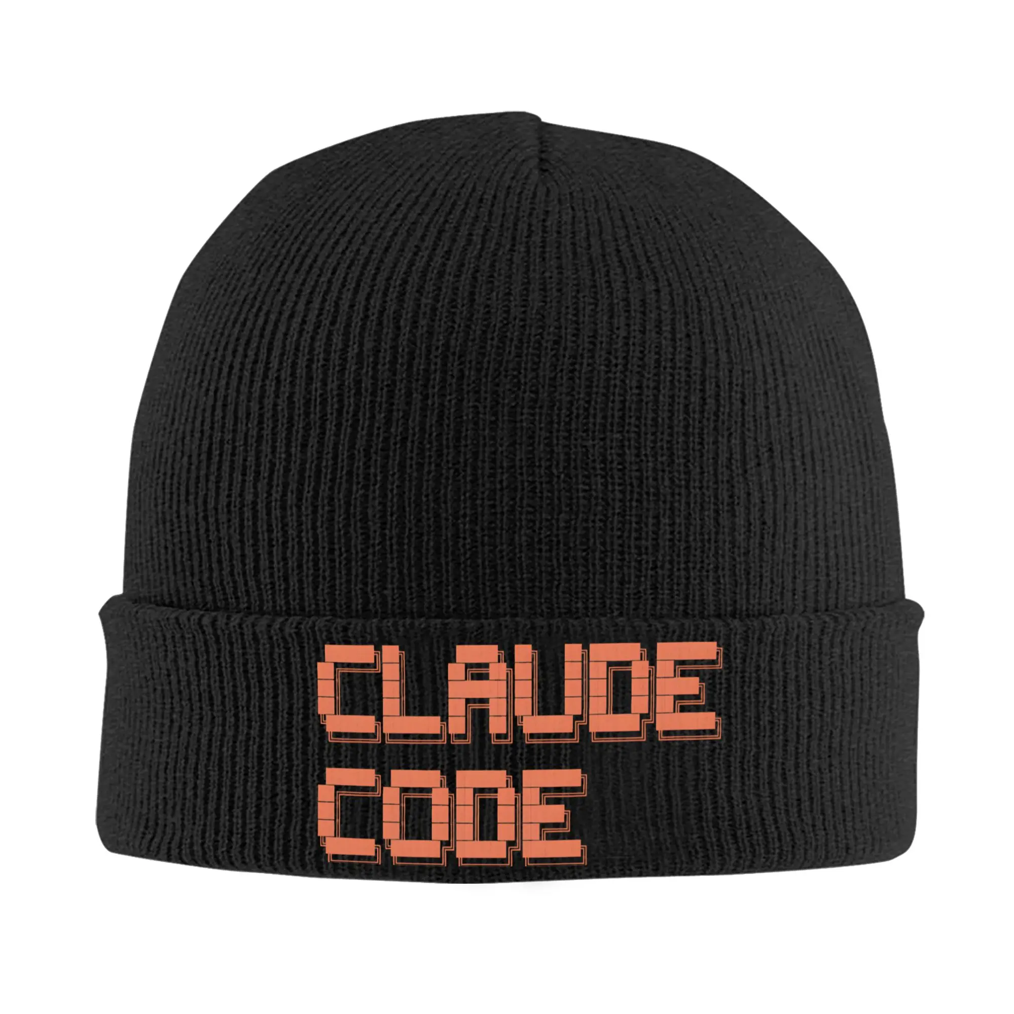 Claude Code Ai Knitting Hat  Street Caps Female Male Outdoor Beanie Hats Autumn Custom Head Wrap Bonnet Hats
