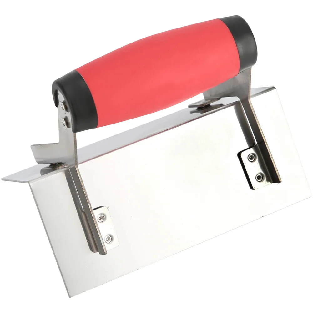 Stainless Steel Trowel Corner Trowel Set Mirror-polished Finish Ergonomic Soft-grip Handle Precise 90-degree Angles