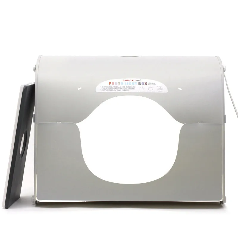 SANOTO Photograph Lightbox Photo Studio Manicure Foto Softbox  LED Photo Light Box Dimmable Tabletop Shooting Tent Kit
