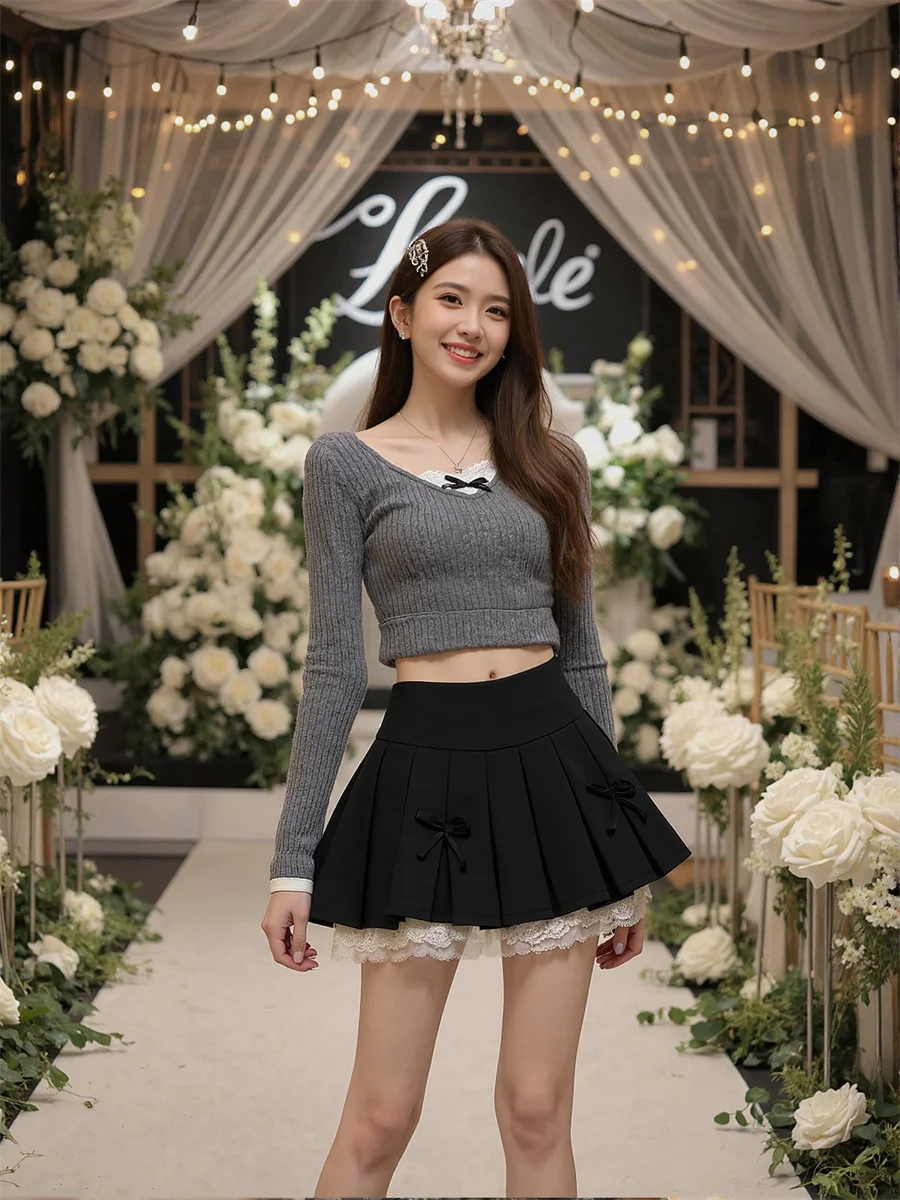 Patchwork Mini Kanten Rokken Vrouw Formele Vrouwen Kleding Zomer Mesh Lange Strandkleding Kust Dame Overlappend Lichtgewicht Ademend