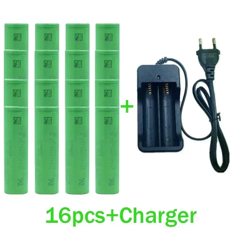 VTC5-Batería de iones de litio 18650 V 2023 MAH + cargador recargable, batería de destornillador adecuada, 3,7, 2500, novedad, envío gratis