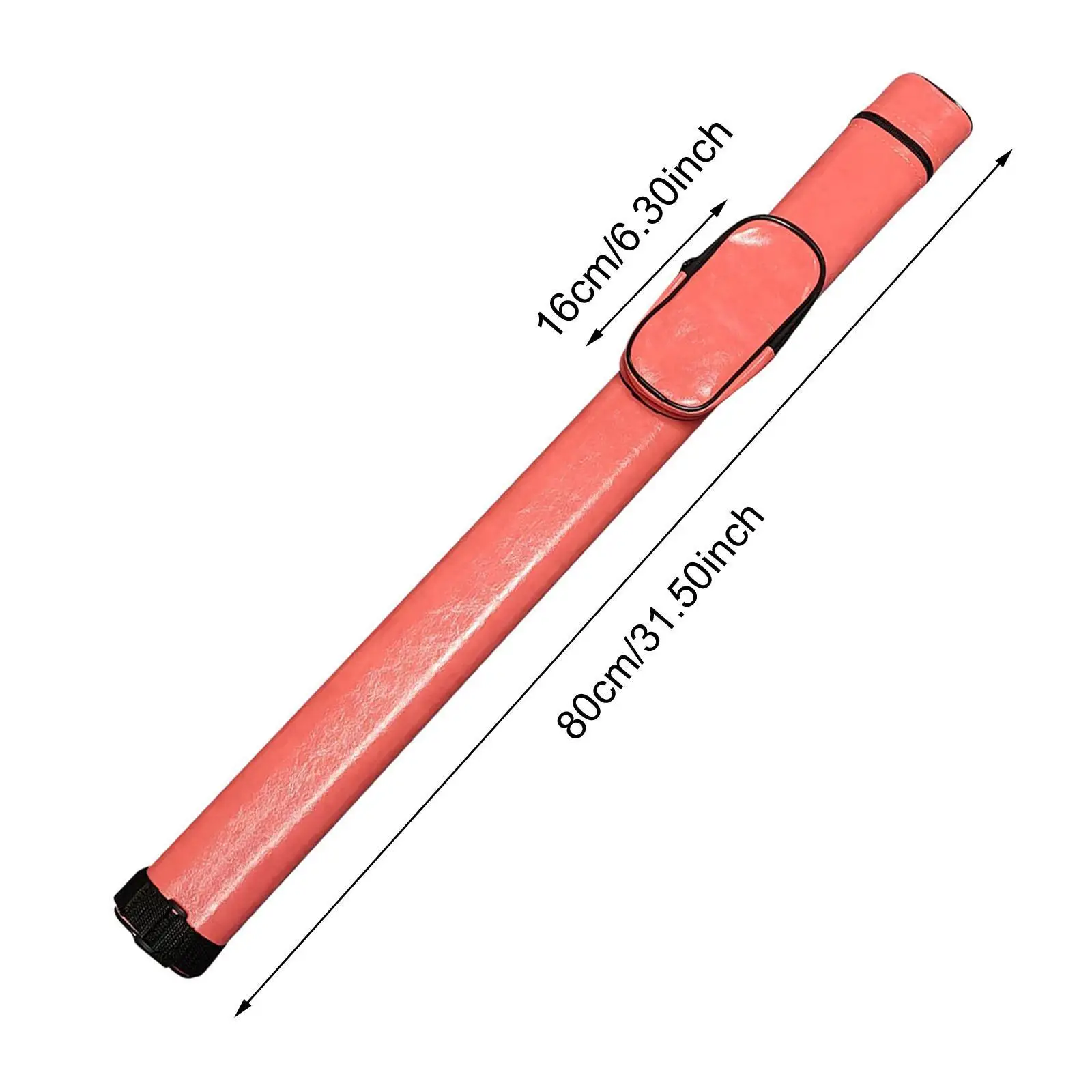 Pool-Queue-Hülle, tragbar, hart, 1, komplett, 2-teilig, Stange, Billard-Queue-Hülle