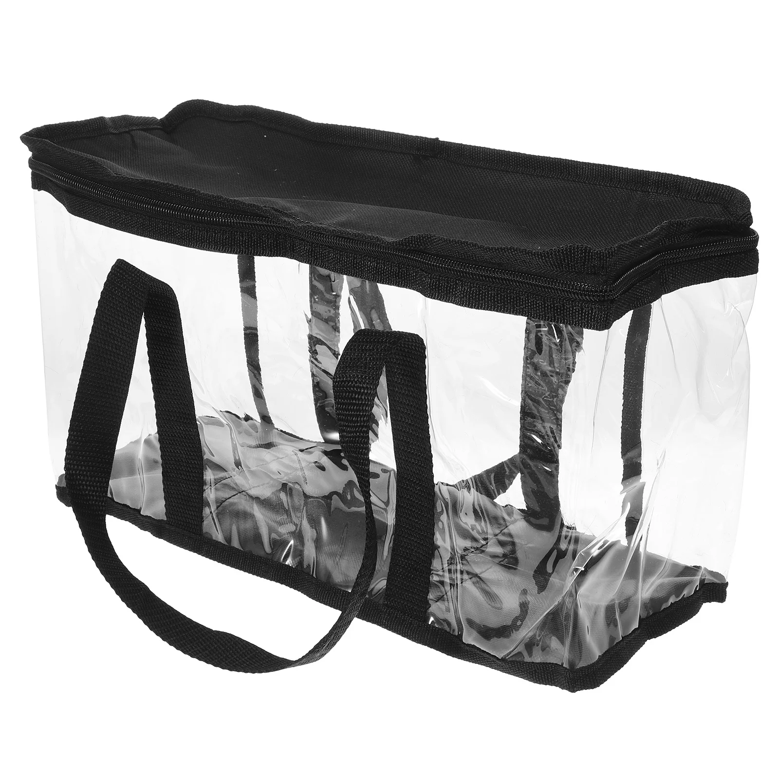 

Transparent Handbag Storage Organizer For Cards Cash Tickets Id Portable Helper Stadium Concert Travel Use Plastic Pouch Tote