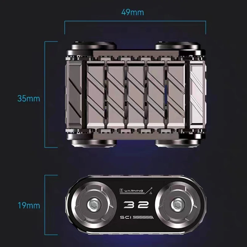 Tank Roller Fidget Spinner EDC Metall Hand Spinner Erwachsene Zappeln Spielzeug ADHS Werkzeug Angst Stress Relief Spielzeug Büro Schreibtisch Spielzeug