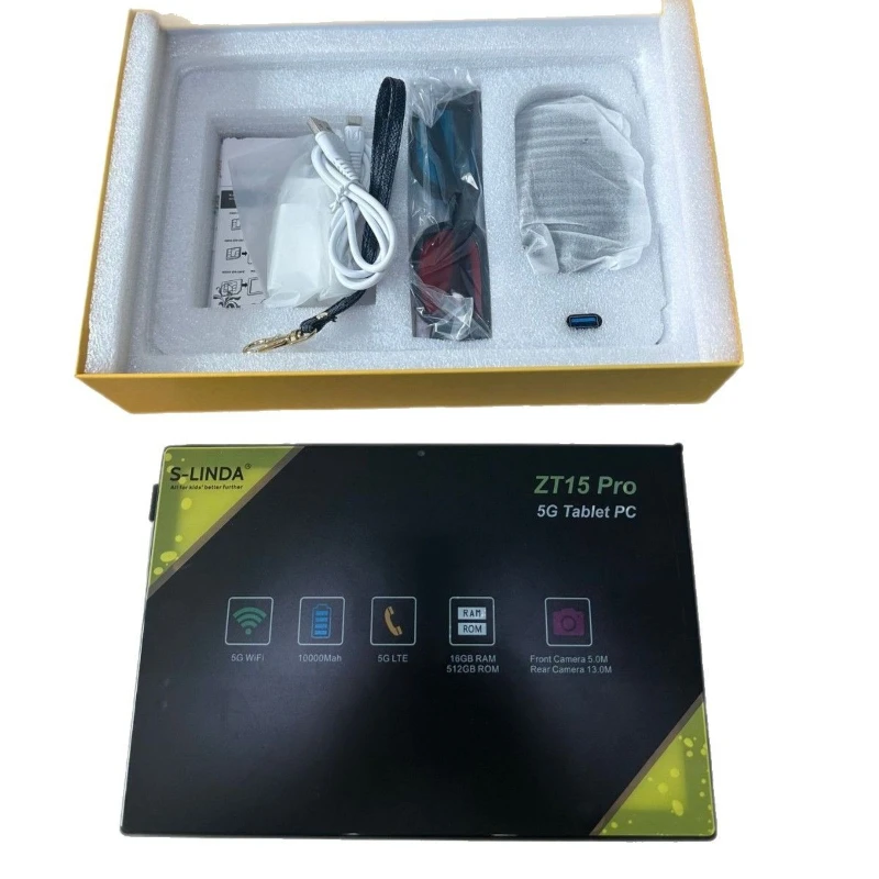 Tablet PC/S-LINDA Book/ZT15Pro/10,1 Zoll Kinder-Tablet-PC Anruf SIM
