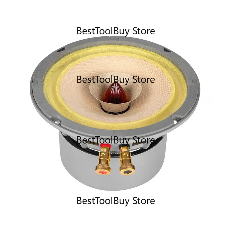 Fast6 6,5 Zoll Breitbandlautsprecher Ideal für Desktop und Regalmontage 40-80W 8 Ohm
