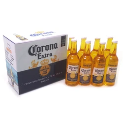 1Set 1:12 Dollhouse Miniature Corona Beer Case Model DIY Kid Toy Accessories Simulation Life Scene