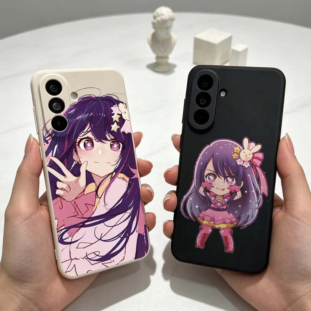 Cartoon Hoshino Ai For Samsung Galaxy A07 A14 A15 A26 A35 A36 A55 A56 A52 A34 A72 A17 A71 Soft Phone case Gift