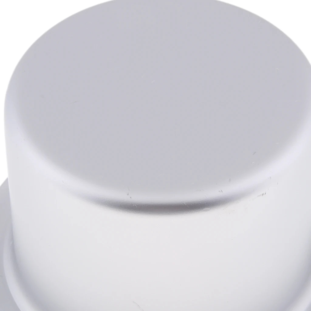 Silver Aluminum Alloy Recessed Cup Drink Holder Beverage Holder for Boat and Car