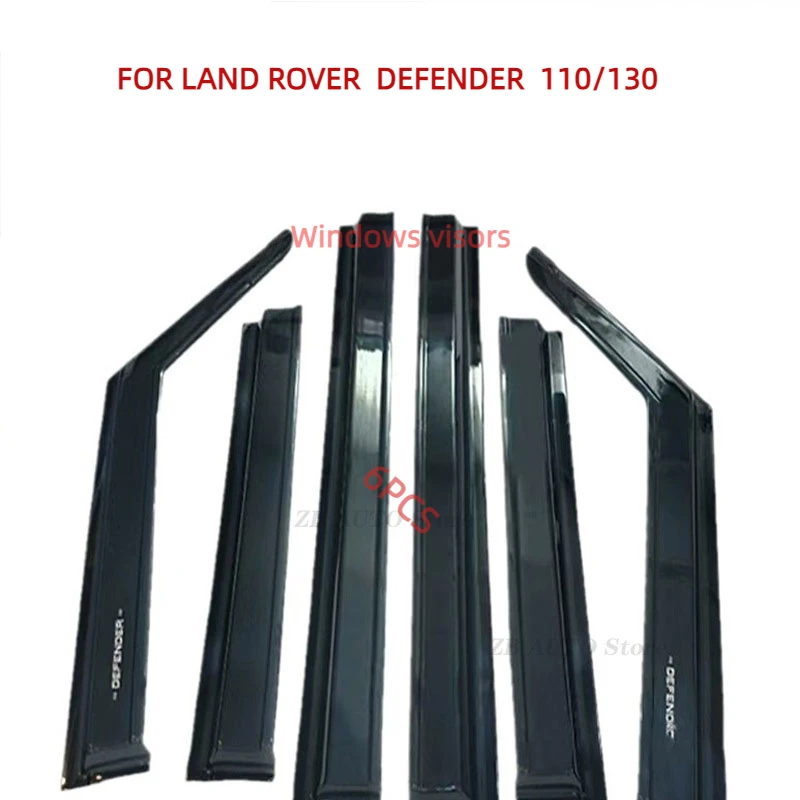 For  LAND ROVER DEFENDER 110/130   Window visors Rainwater prevention; Covering the sunlight; Anti fog; Snow prevention