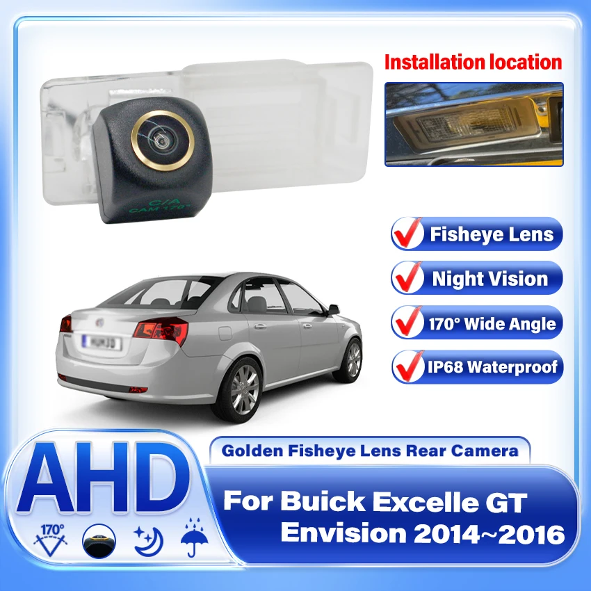 

Car Rear View Camera Backup Reverse Parking Car CCD Night Vision 1080P For Buick Excelle GT Envision 2014 2015 2016