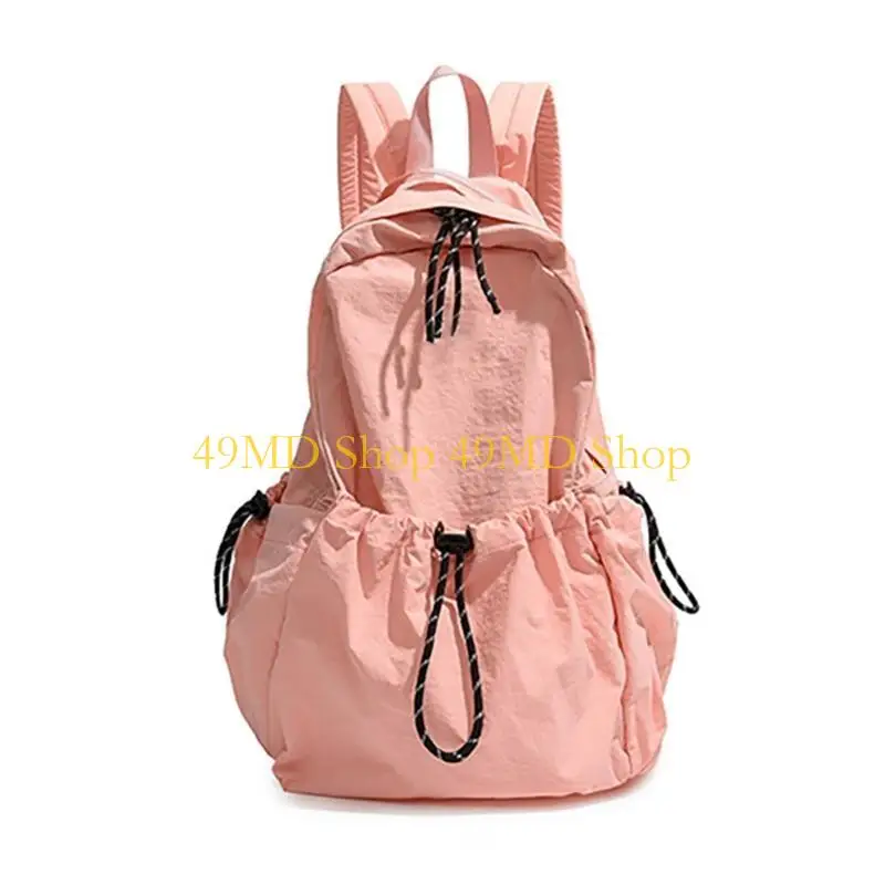 

49MD Trendy Large Capacity School Bag Japanese Backpack for Women Aesthetic College Bag Casual Laptop Daypack