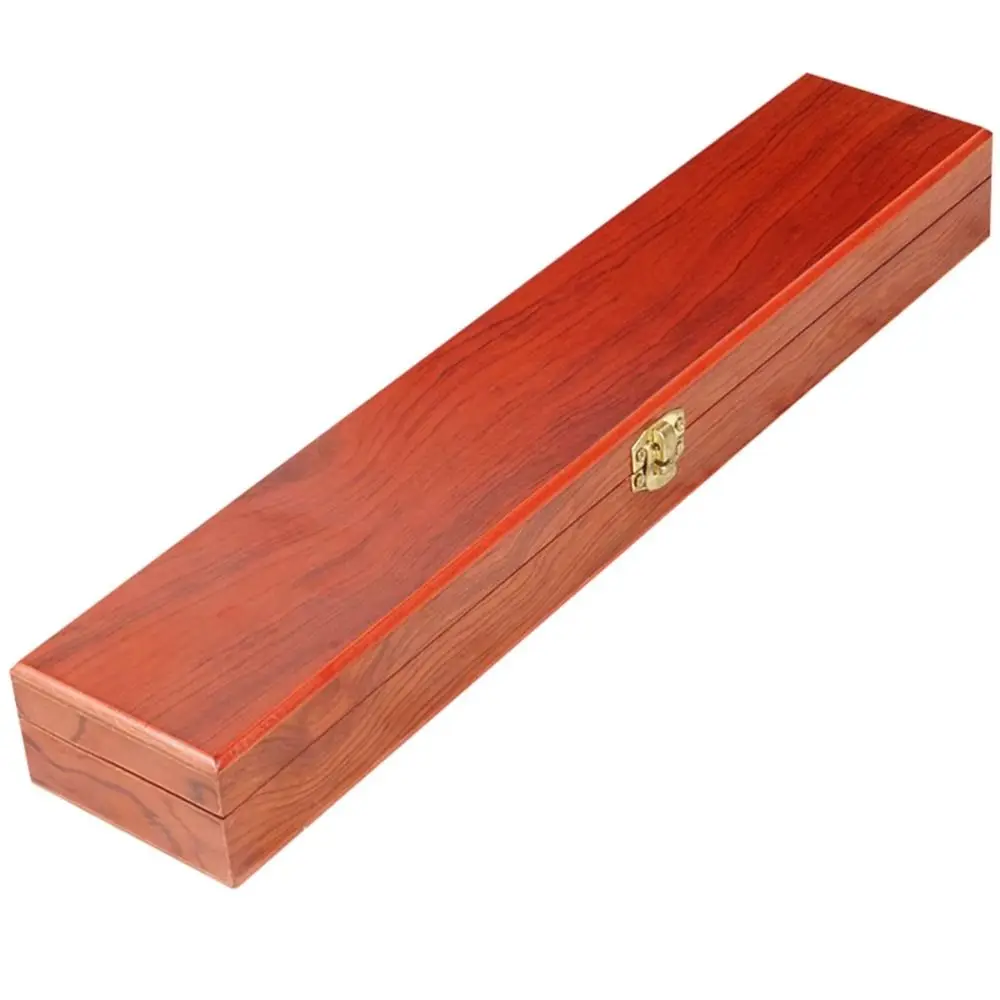 Retro Wooden Jewelry Box Storage Box Vintage Vintage Trinket Case Ethnic Elongated Design Jewelry Display Box For Bracelet Chain