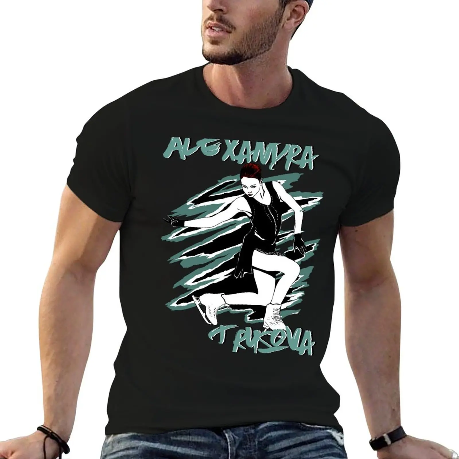 Alexandra trusova T-Shirt cute tops vintage t shirts plus size clothes mens vintage t shirts