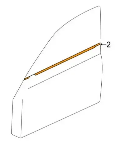 4 Stück schwarz oder chrom außen fenster glas gummi für lancer cy cx fenster wetterst reifen für fortis evo gummi laminat 5727 a005