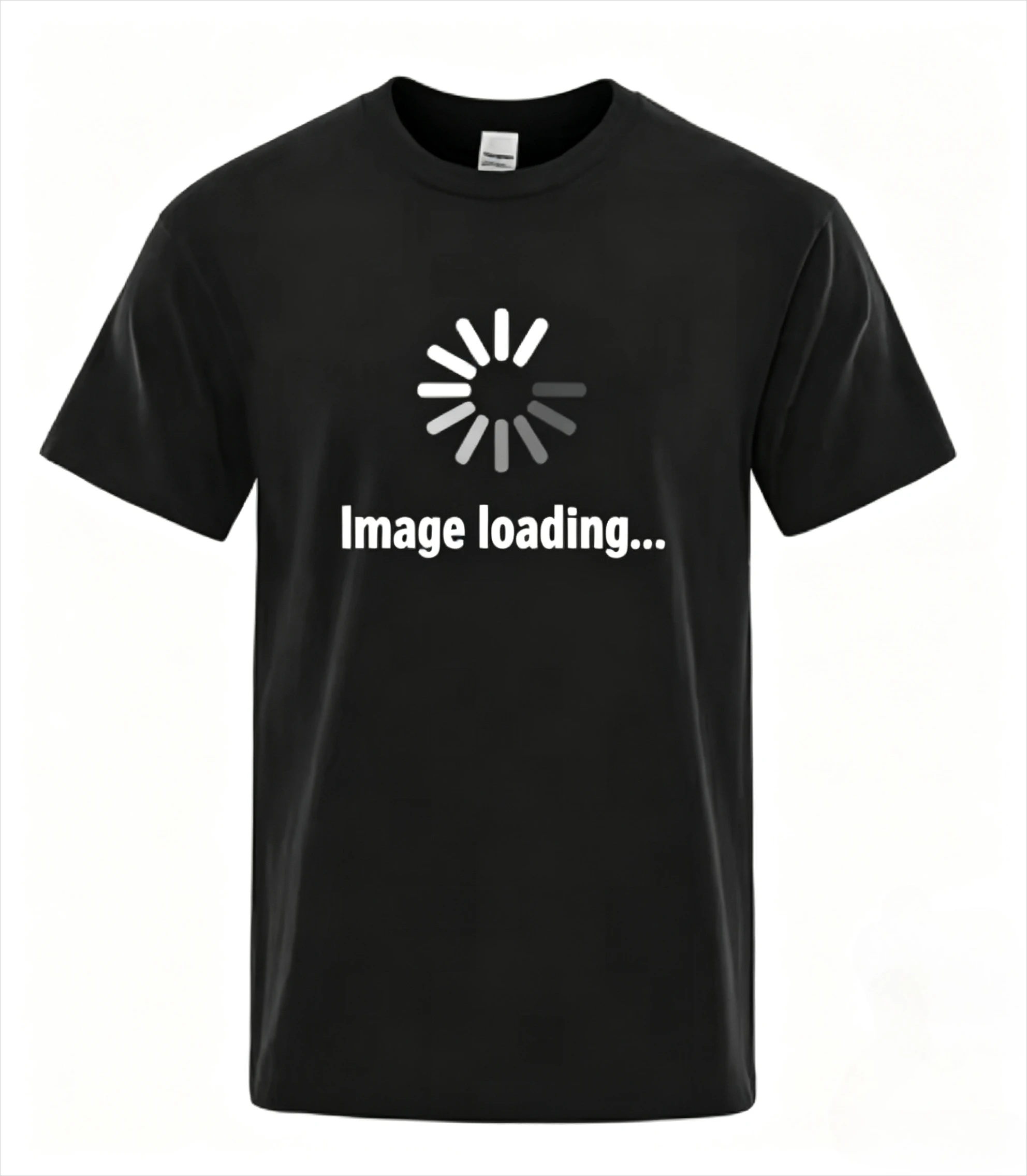 Unisex Cotton Tee I'm Thinking Loading Graphic Funny Coder Geek Casual Short Sleeve Summer Daily Men Women Street Top