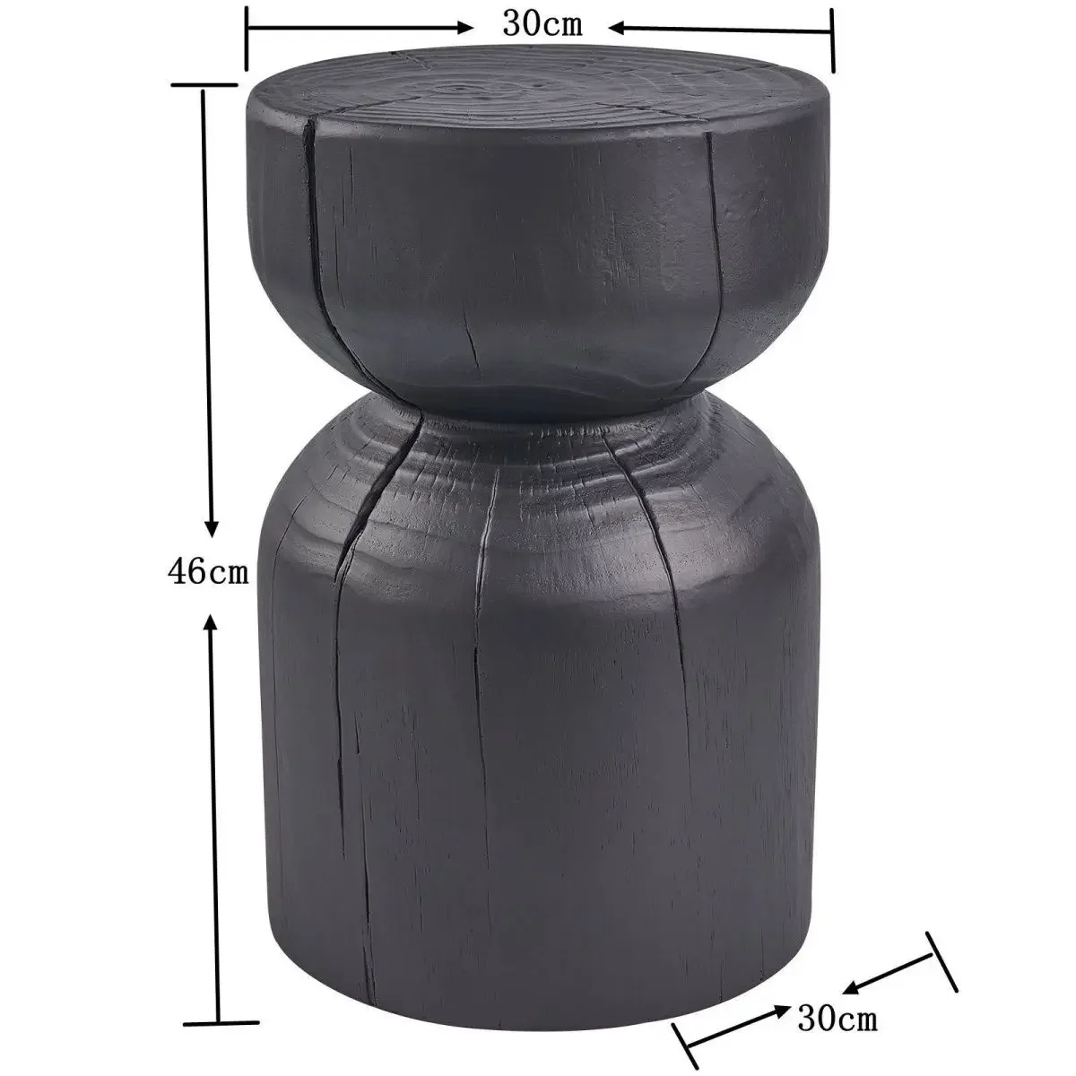 High Imitation Solid Wood Simple Side Table Cafe Decoration Side Mesas Leisure Outdoor Furniture Coffee Tables magnesium clay