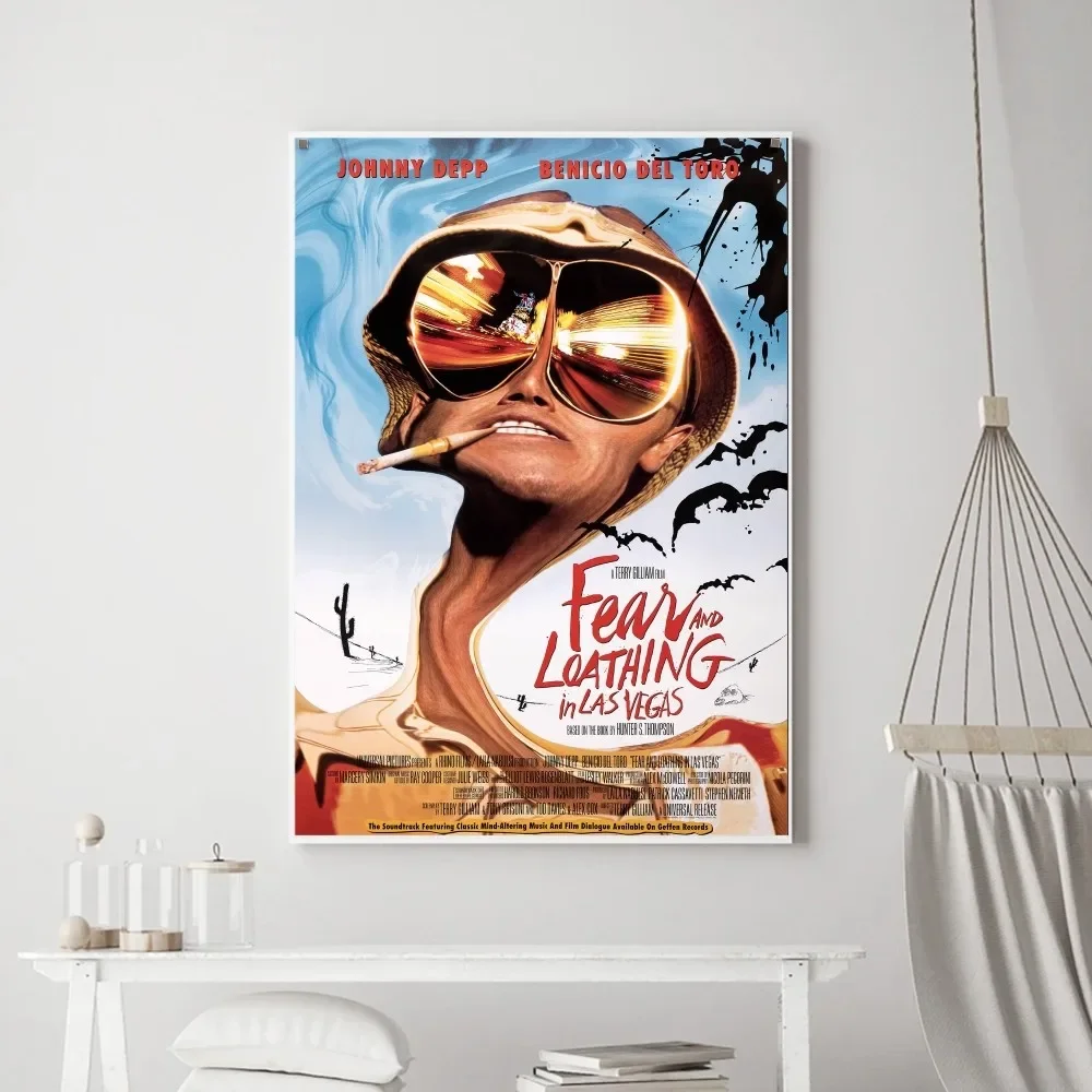 الفيلم الخوف والتشوف في لاس فيغاس المشارك يطبع الفن المنزل اللوحة الحمام المطبخ بار اكسسوارات الجدار ملصق حجم كبير