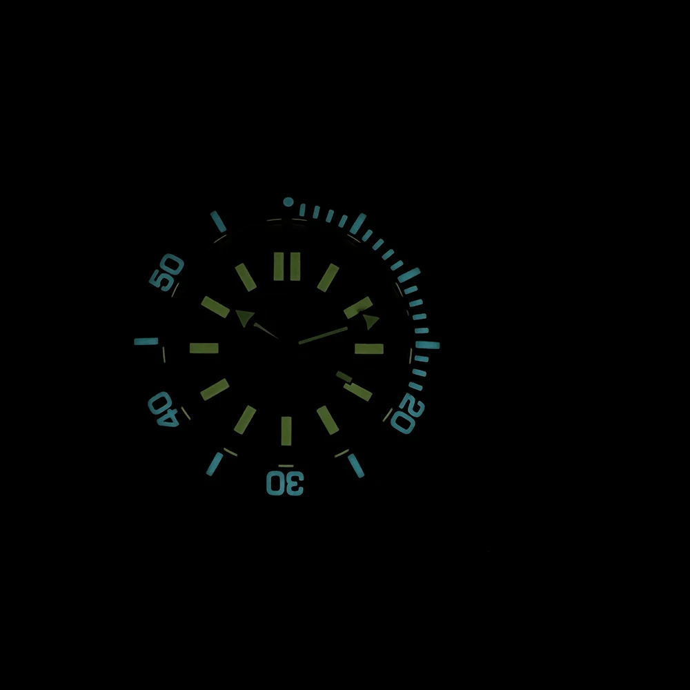 STEELDIVE SD1949S New In NH35 Diver Men's Automatic Watch CUSN8 Solid Bronze Case 100ATM Waterproof Sapphire Crystal Black Dial