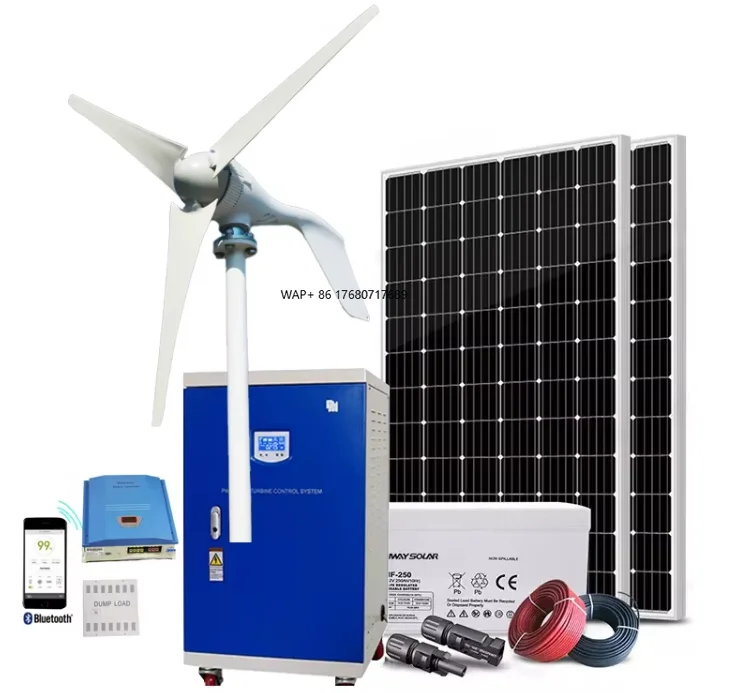 

10KW hybrid solar generator off-grid wind solar hybrid system