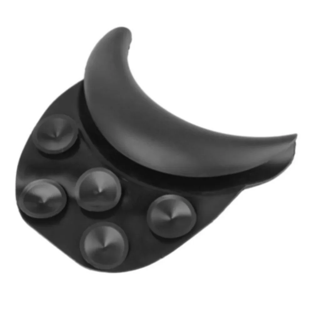 Silicone Neck Pillow with Suction Cups for Shampoo Basin Use Providing Secure Grip and Pressure Relief for Neck Support
