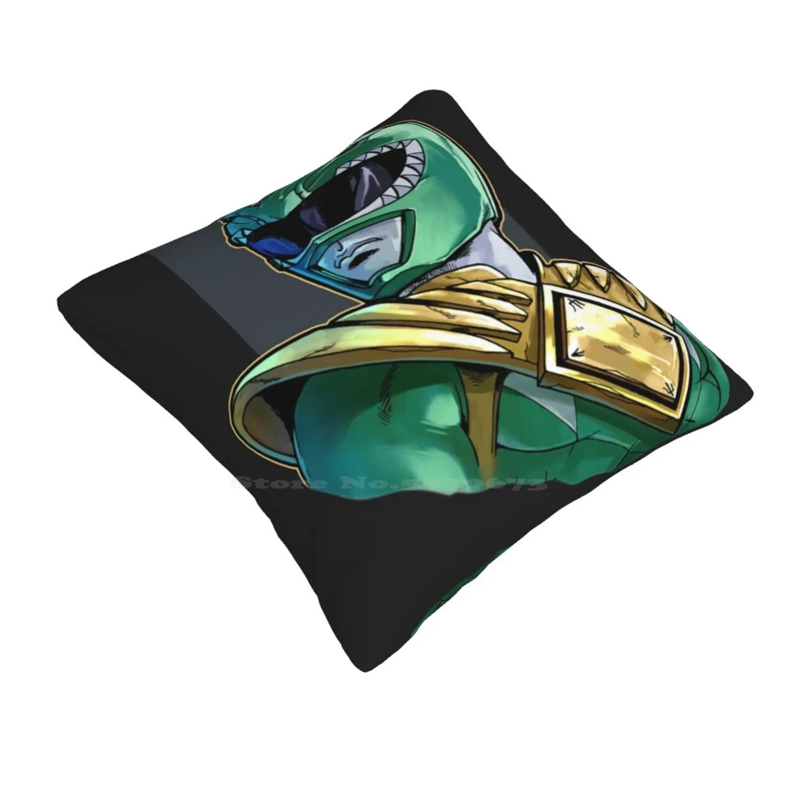 The Green Ranger Throw Cushion Pillow Cover 90S 00S 10S Zeo Turbo Space Lost Galaxy Light Speed Rescue Time Force Wild Dino