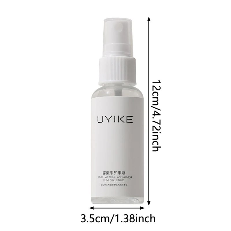 Smalto gel UV per unghie tipo spray da 60 ml Burst Magic Rimuovi gel Liquido Strato superficiale Acrilico Pulito Sgrassatore per unghie Pulito superficie