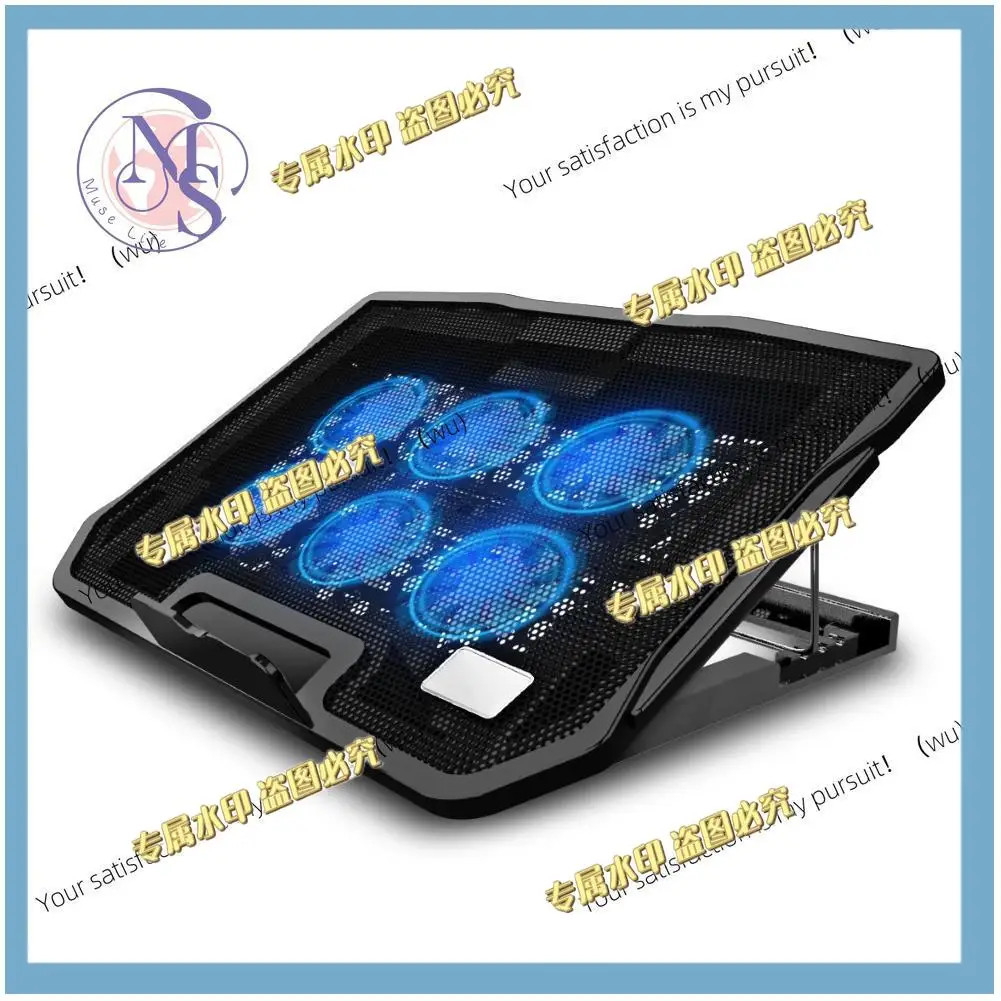 2 USB ports, 6 cooling fans, laptop cooling pads for 14/15.6-inch laptops