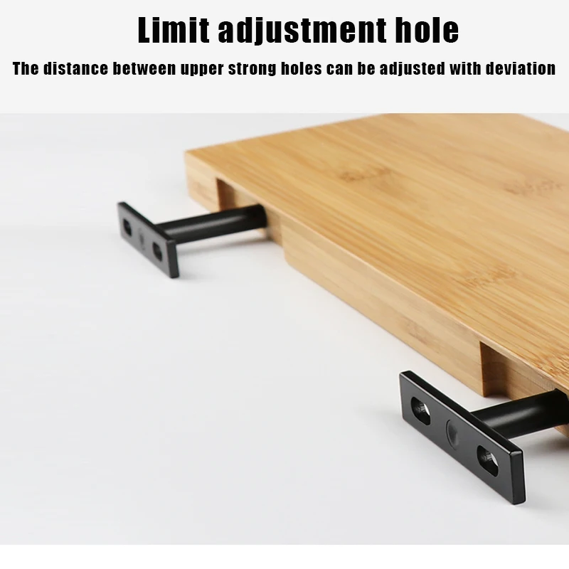 Hidden Floating Shelf Bracket Wall Shelf Kitchen Shelf, Fireplace Mantel Bracket Invisible Wall Mount Bracket for Home & Office