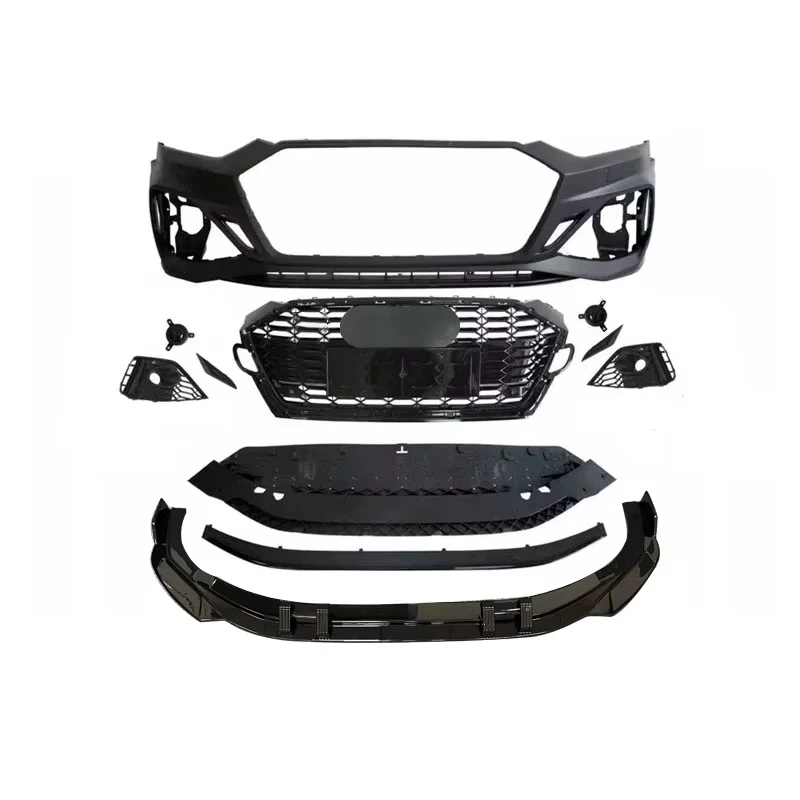 

Car 2017-2019 A5 S5 B9 Modified 2020-2024 RS5 Style Look Front Bumper With Front Lip for A5 S5 B9 2017 2018 2019