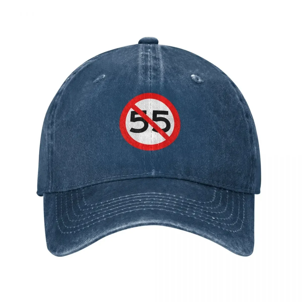 NO 55 mph Speed Limit Baseball Cap funny hat New In The Hat Hats For Men Women's