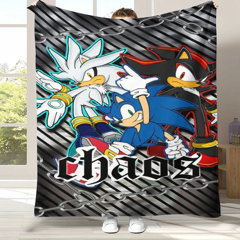 Imagen 6: Manta de Franela con Diseño Retro de S-Sonic, Ultra Suave y Cálida, para el Hogar, Dormitorio, Cama, Sofá, Camping, Picnic, Regalo