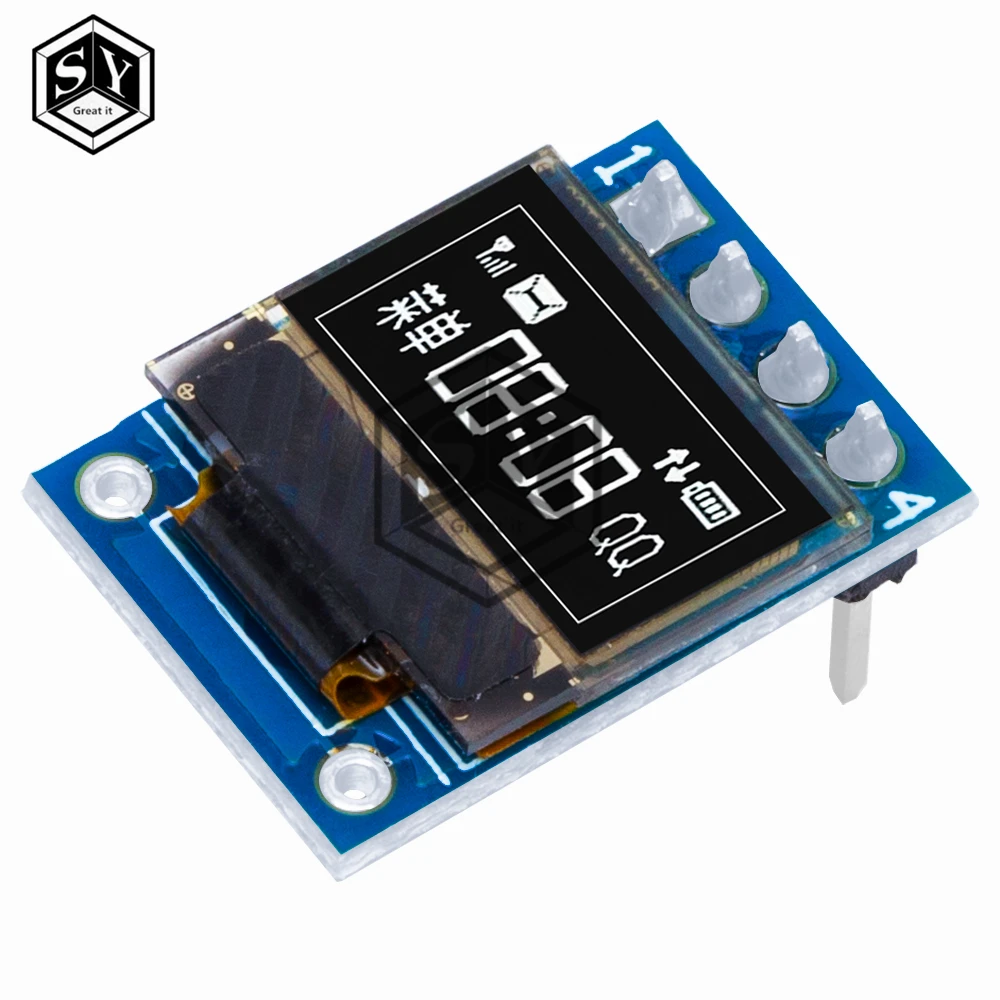 0.42 "0.42 นิ้วสีขาว OLED จอแสดงผล LCD โมดูล 72X40 Serial หน้าจอสีขาว I2C IIC/อินเทอร์เฟซ SPI SSD1315 72*40 สําหรับ Arduino