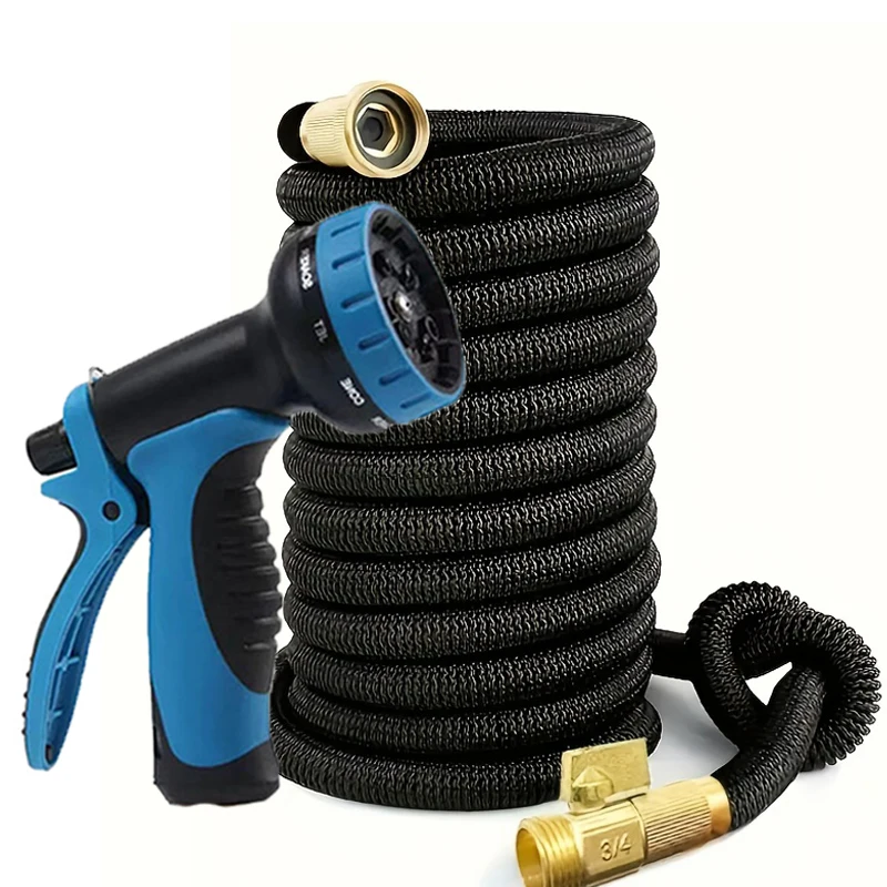 

NEW Garden Water Hose Expandable Double Metal Connector High Pressure Magic Water Pipes for Garden Farm Irrigation Car Wash ﻿