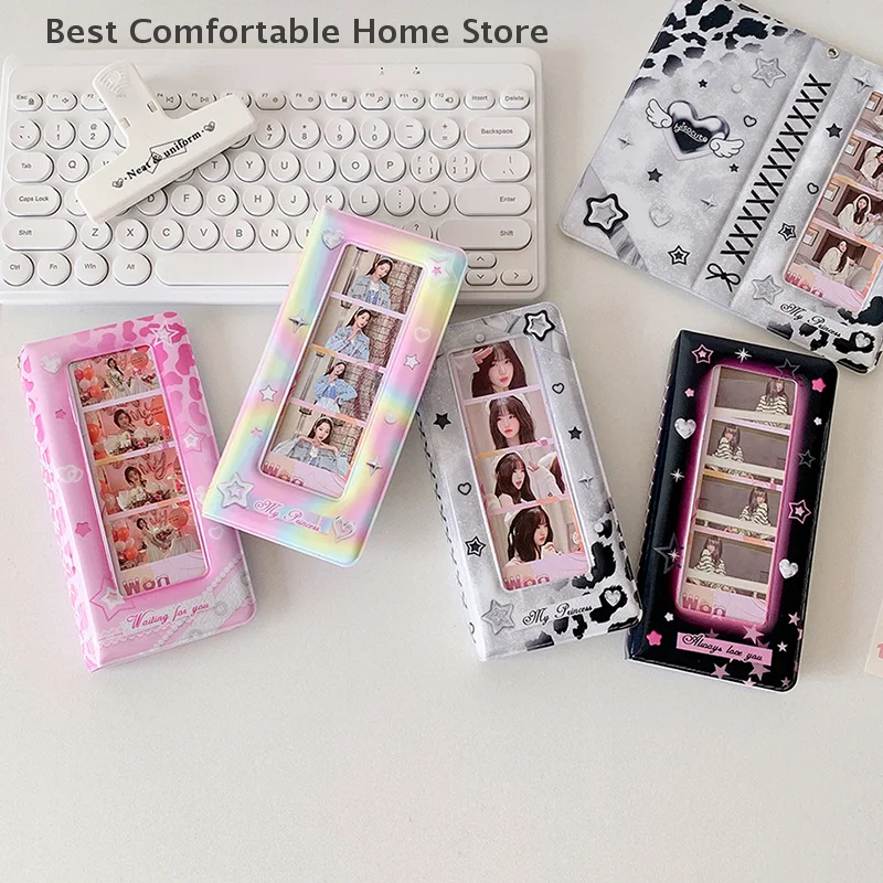 Star Photo Booth Frames - Photo Booth Album For 2x6 Inch Photo Strips Wedding Album 2 X 6 Bookmark Holder 18 Pages 36 Photos