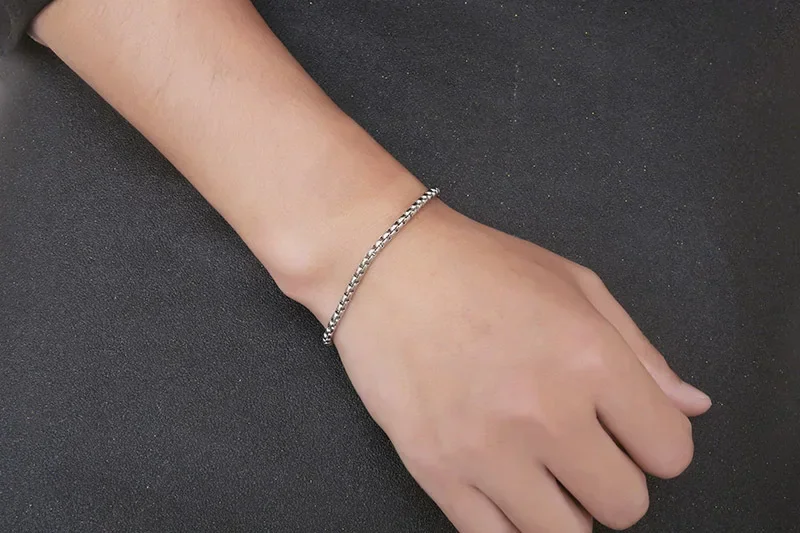 男の子と女の子のためのシンプルな薄いブレスレット、ジュエリーギフト、パーティー、クリスマス、誕生日