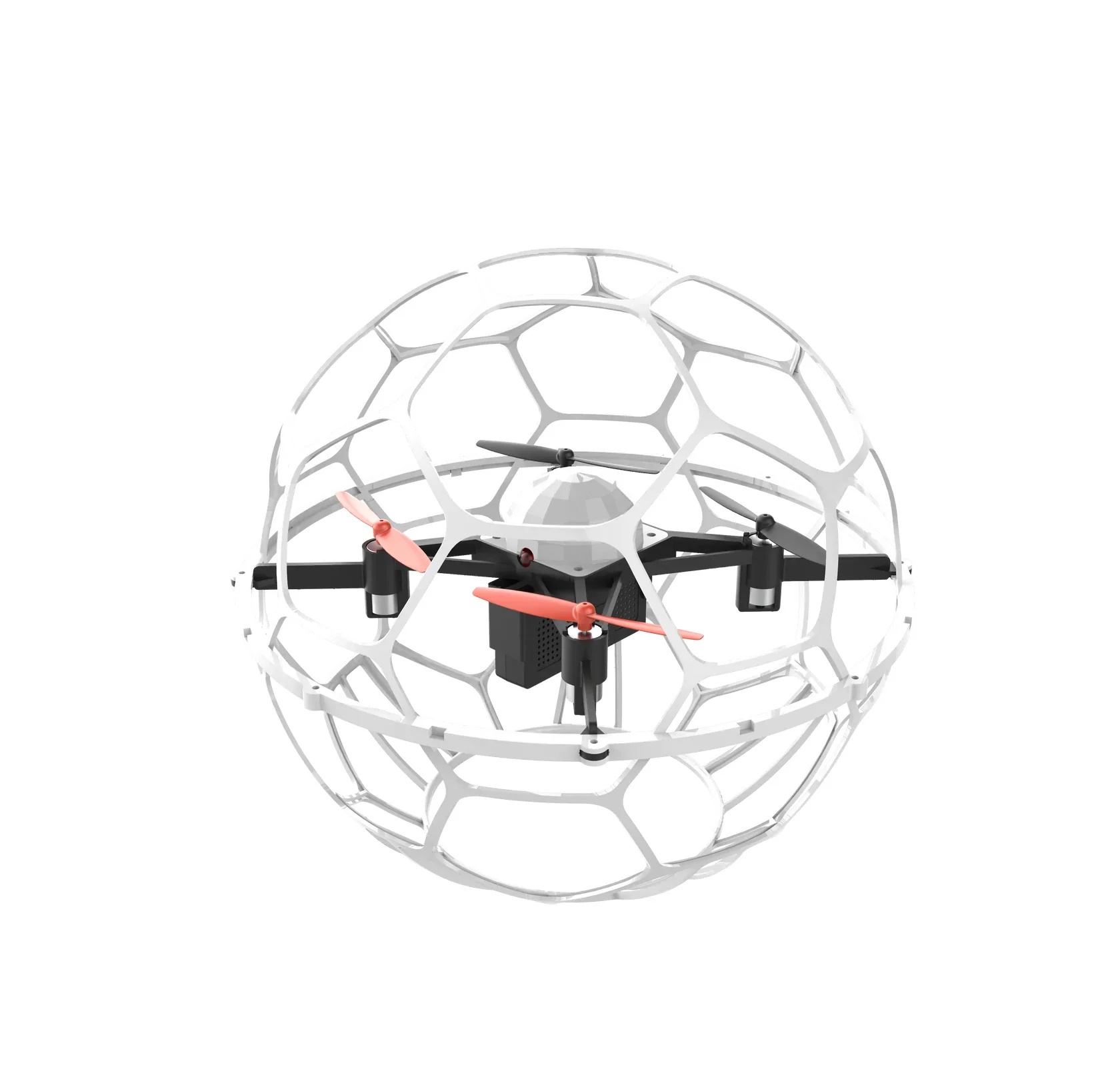 AT-116 Soccer Drone RC Quadcopter Drone with Lights Flying Ball Drone for Kids