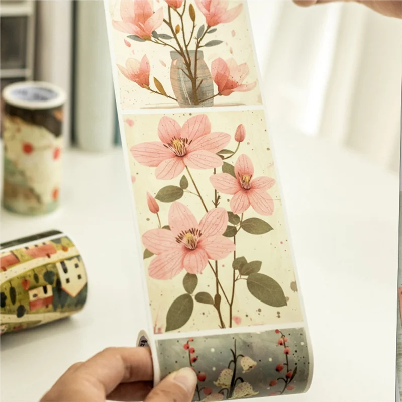 

【Секь-только!】3 рулона/пакет, простая жизнь, большой размер, лента для акваскейпа, сделай сам, справочник, креативный материал, декоративные наклейки