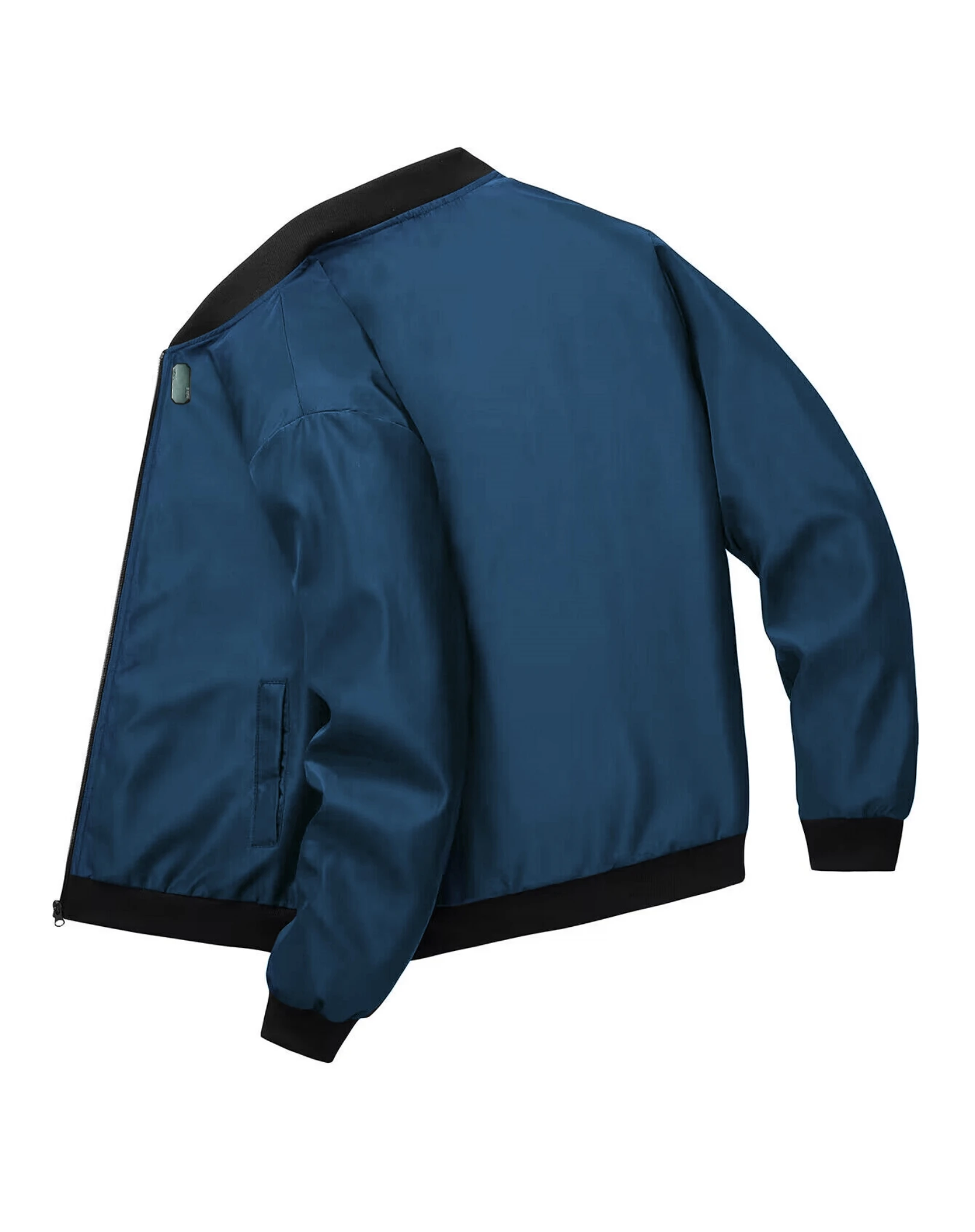 2024 lente en herfst nieuwe honkbalkraag korte losse effen kleur jas heren business casual dunne jas trend