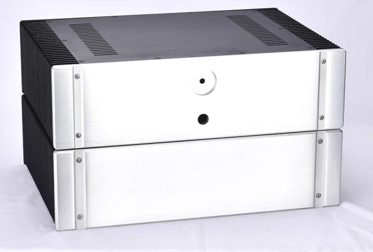 

4312 All aluminum amplifier chassis / Preamplifier case / AMP Enclosure DIY box (430 *120*314mm)