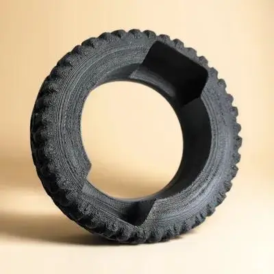 

Unique Tire Shaped Business Card Holder Resin Material Car Enthusiast Gift Creative Office Tabletop Organizer