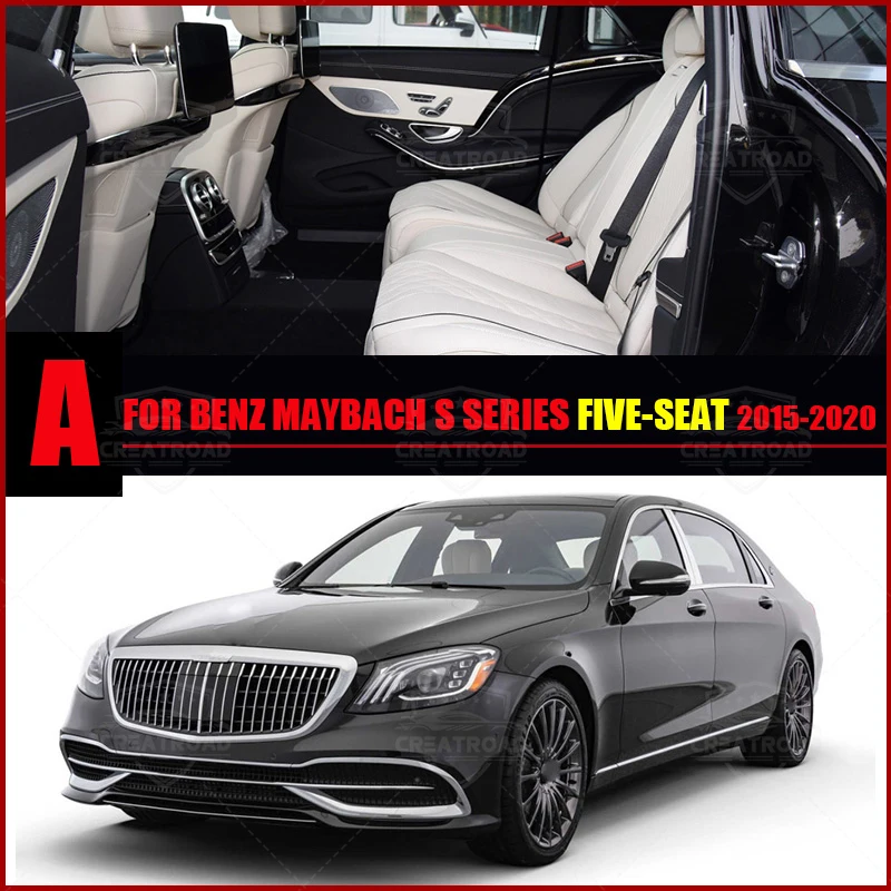 Car Floor Mats For Maybach S Class W223 2014-2020 19 18 17 16 15 Accessories