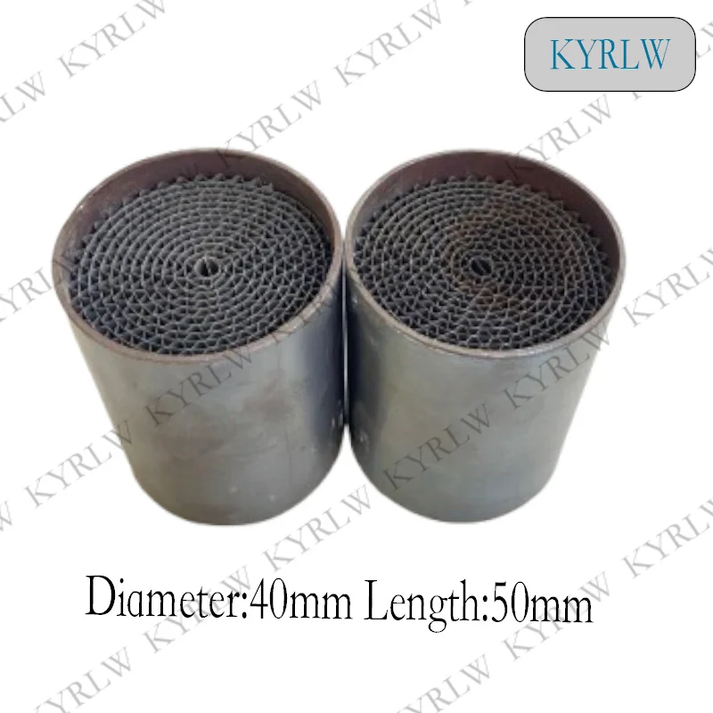 

2PCS Motorcycle Exhaust System silencer No Standard Universal EURO 1 Metal 40*50MM