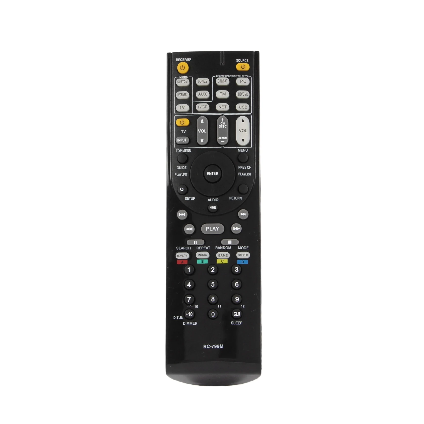 Control remoto para Onkyo RC-799M HT-R391 HT-R558 HT-R590 HT-R591 HT-S5500 RC-834M RC-737M RC-812M RC-801M RC-803M