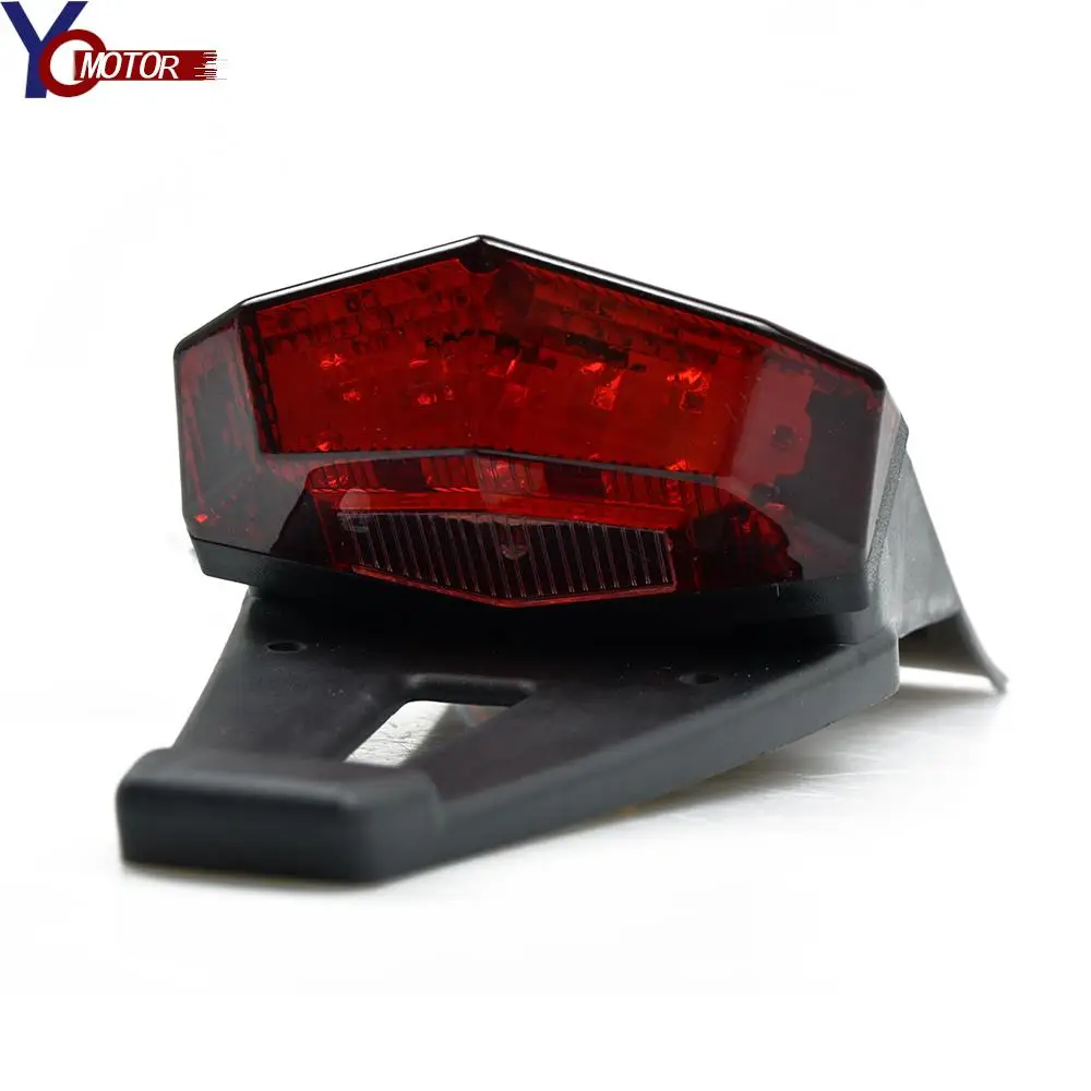 For XR250 XR 400 XR650 WR 250 F WR450F CRF250X CRF450X CRF Motorcycle Accessories Bike Rear Fender Taillight LED Motocross Parts