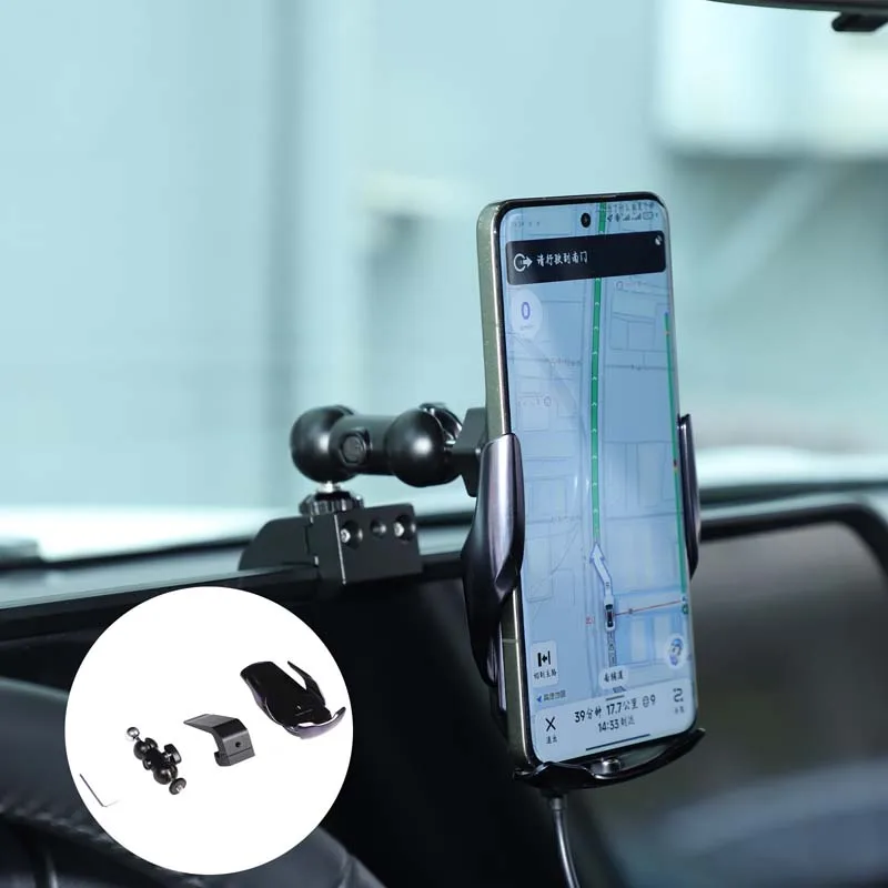 

For Toyota Land Cruiser Prado250 LC250 24-25 Car Central Control Mobile Phone Bracket GPS Navigation Bracket Car Accessories