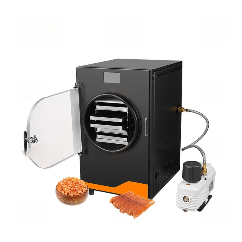 مصنع الصانع 6 كجم-20 كجم فراغ صغير التلقائي الغذاء الفريزر المنزلية الزبادي الفاكهة الخضار الليمون مجفف بالتجميد